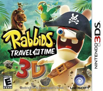 Rabbids Travel in Time 3D (Usa) box cover front